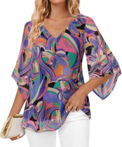 Double Layers Chiffon Blouse MT45