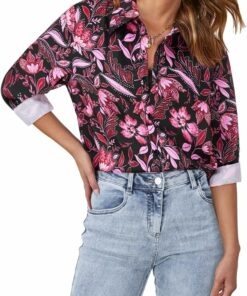 Long Sleeve Dressy Casual Floral Top MT59