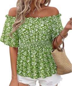 Summer Ruffle Hem Top MT41